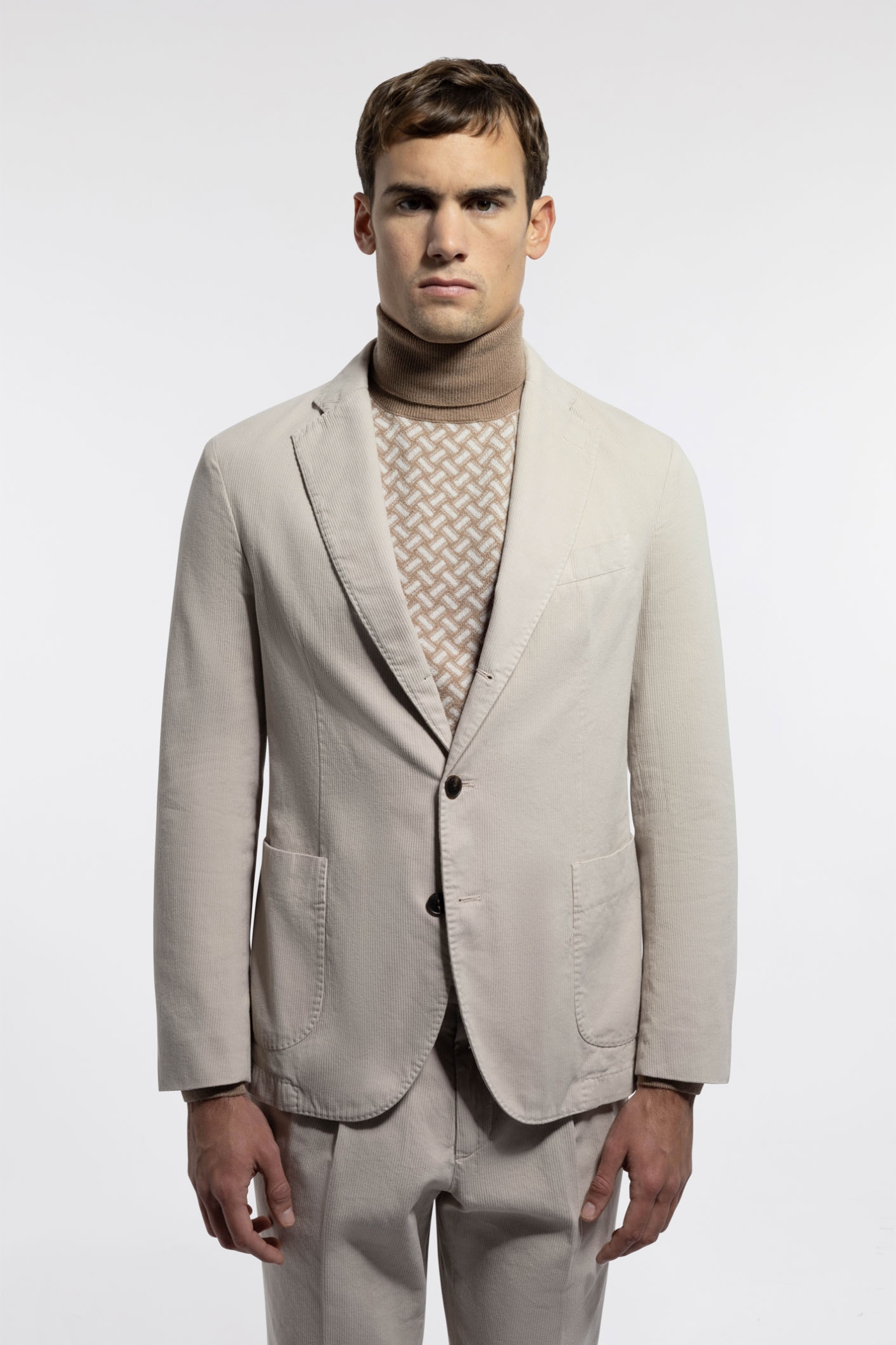 Cotton Single-breasted Jacket