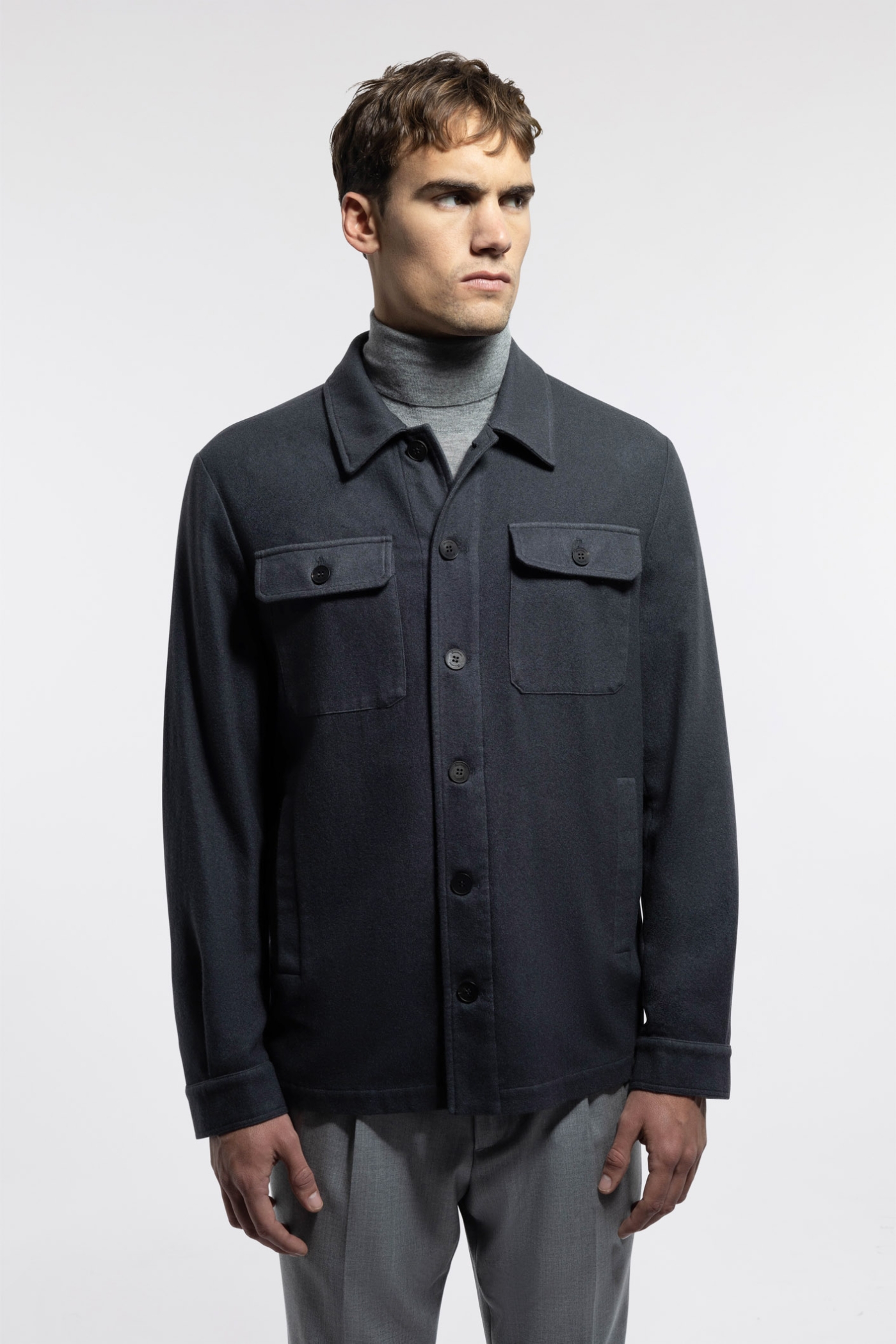 Cashmere Overshirt Jacket