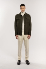 Cashmere Overshirt Jacket