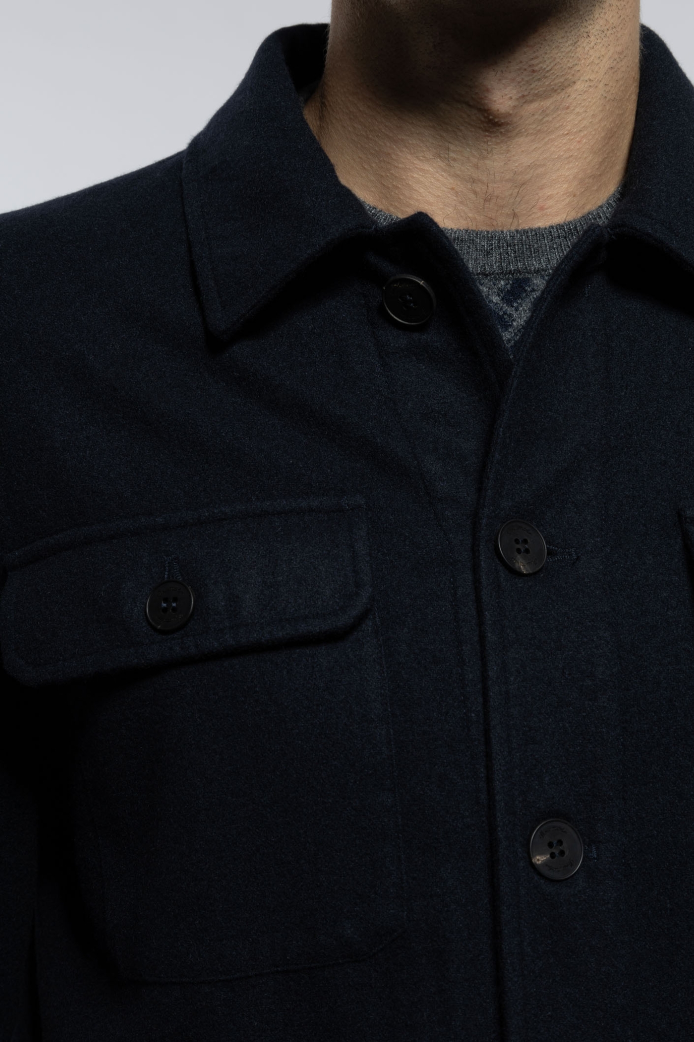 Cashmere Overshirt Jacket