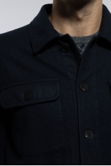 Giacca Overshirt in Cashmere