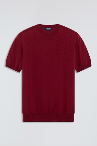 Silk-blend T-shirt