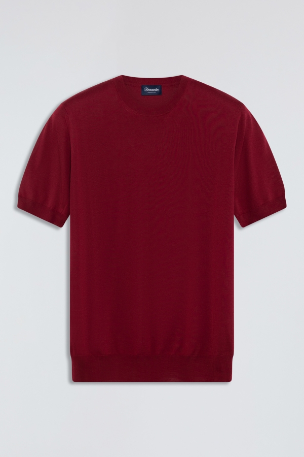 Silk-blend T-shirt