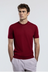 Silk-blend T-shirt