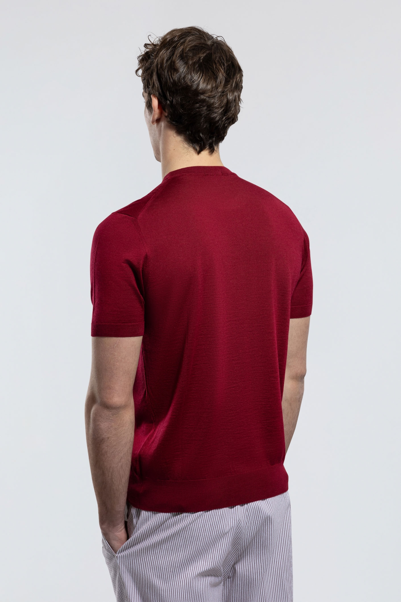 Silk-blend T-shirt