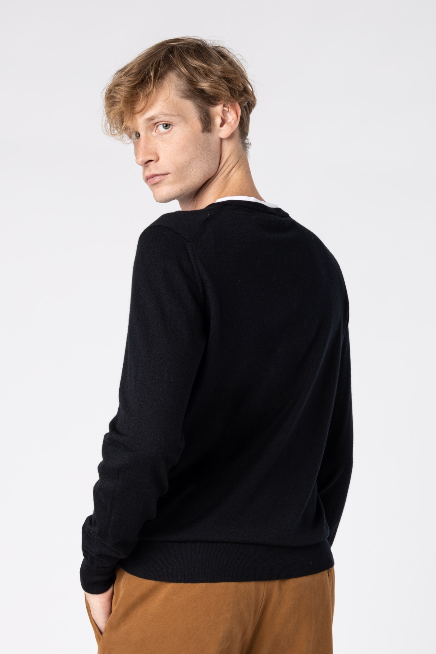 Maglia Scollo V in Cashmere