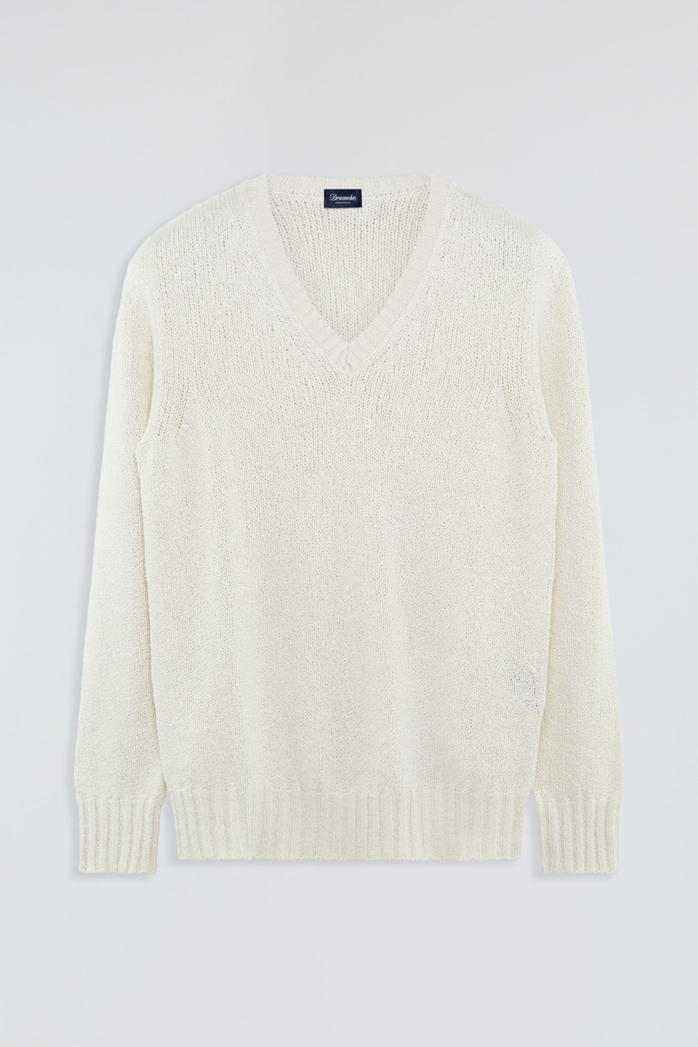 Cotton V-neck Sweater