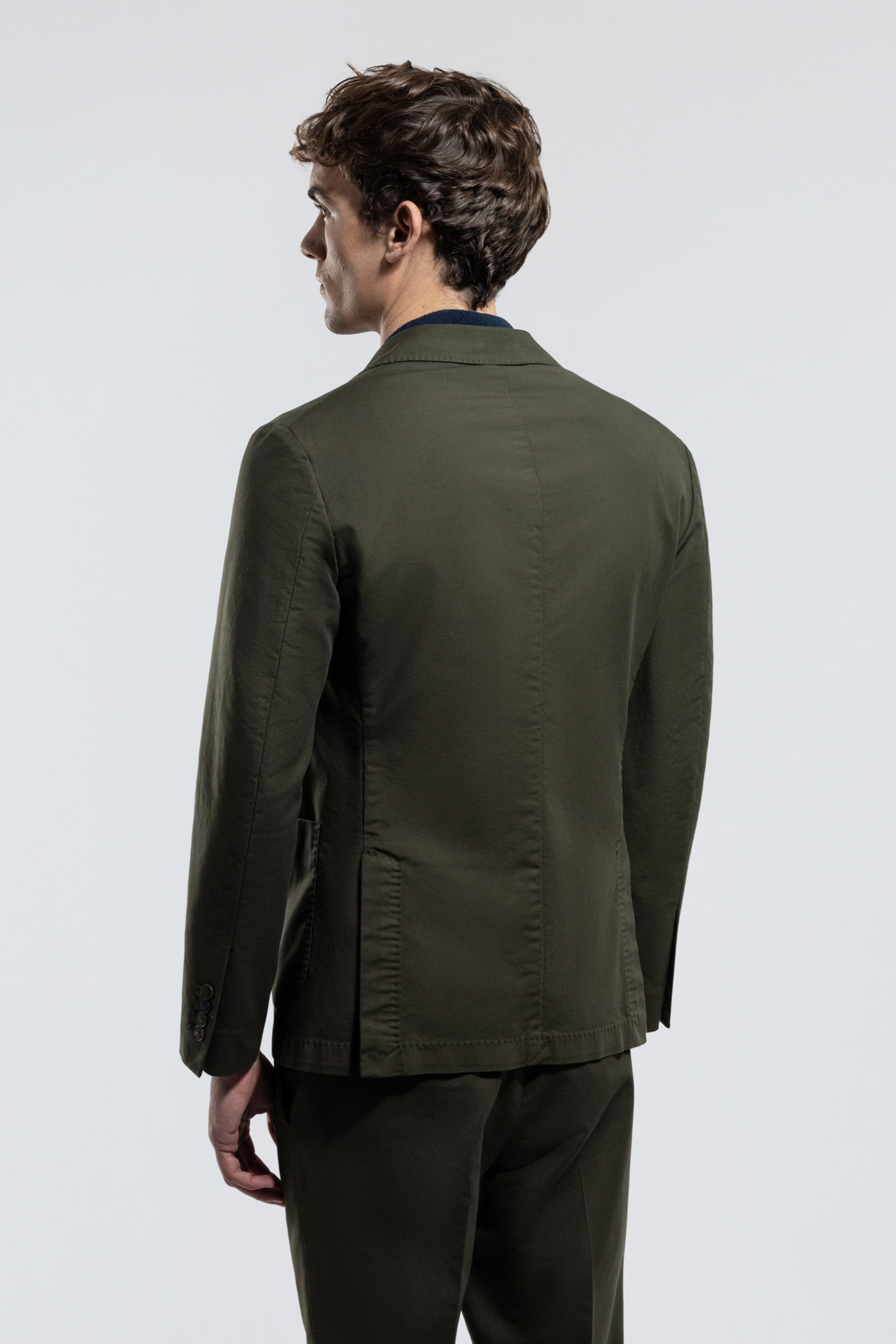 Cotton Single breasted Jacket