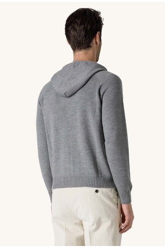 Merino Wool Zipper Sweater