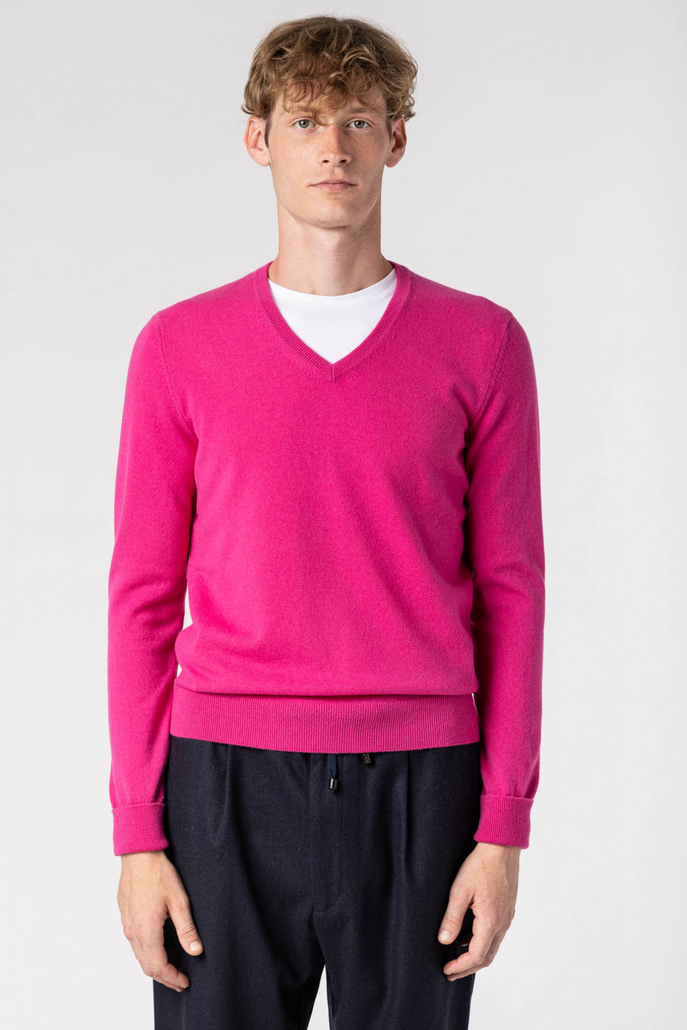 Maglia Scollo V in Cashmere