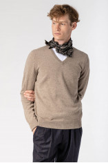 Maglia Scollo V in Cashmere