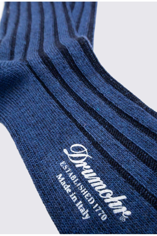 Ribbed Socks with Cashmere