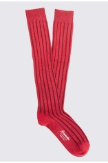 Ribbed Socks with Cashmere