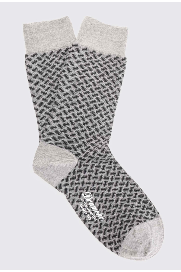 Short Sock Razor Blade pattern with Cashmere