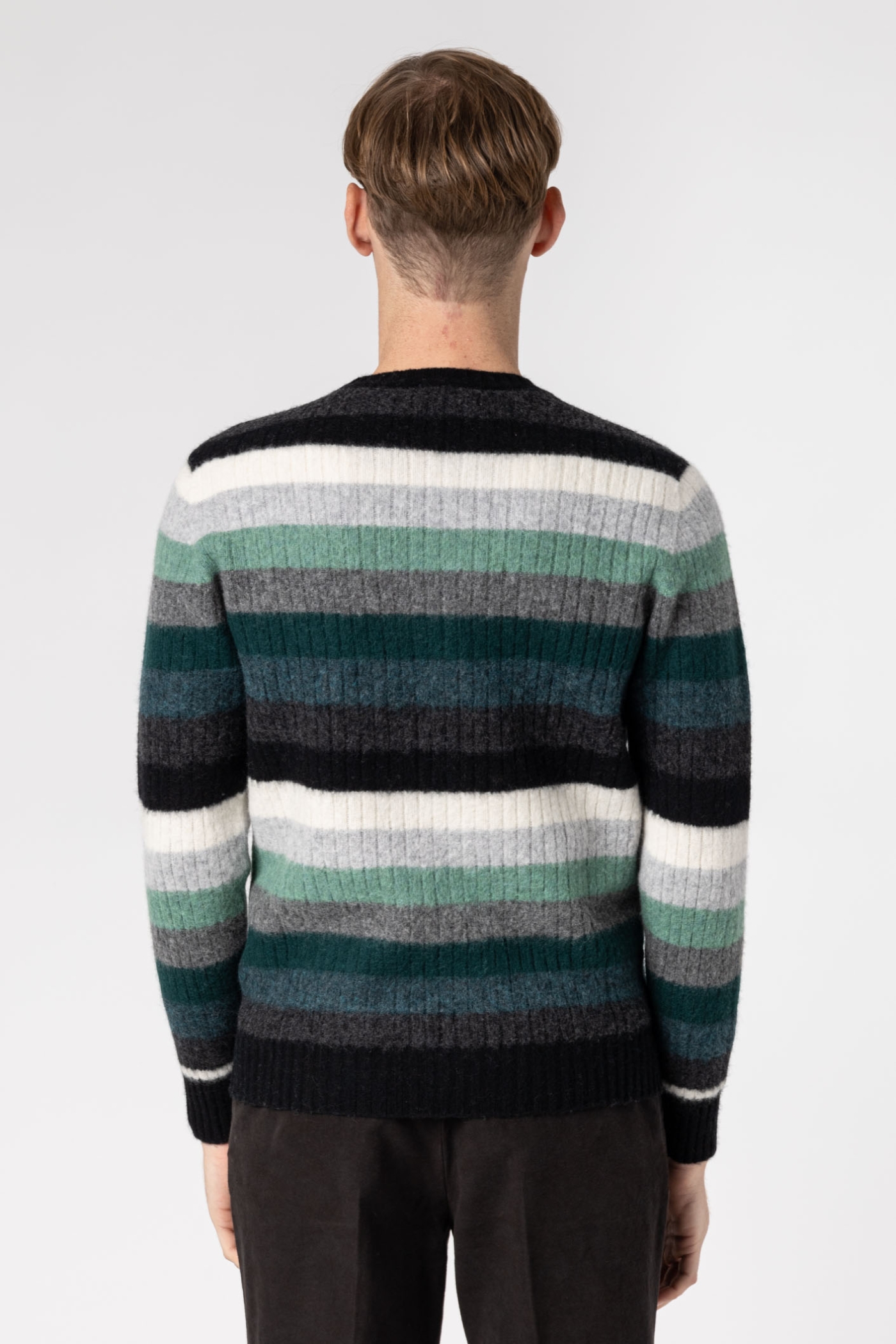 Maglia girocollo random stripes