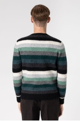 Maglia girocollo random stripes