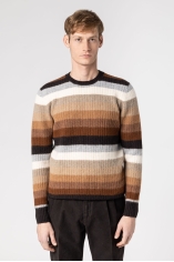 Maglia girocollo random stripes