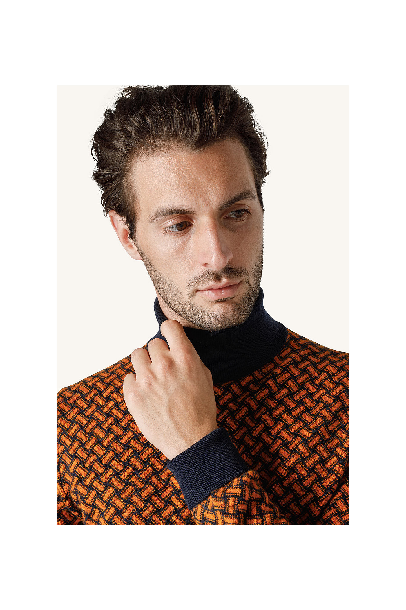 Maglia Dolcevita Razor Blade in Cashmere