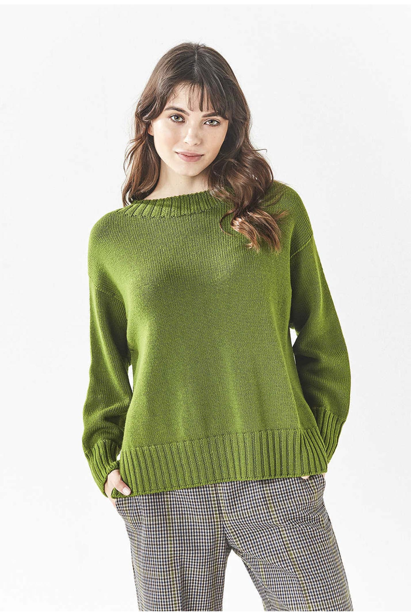 Wool Crew Neck Sweater