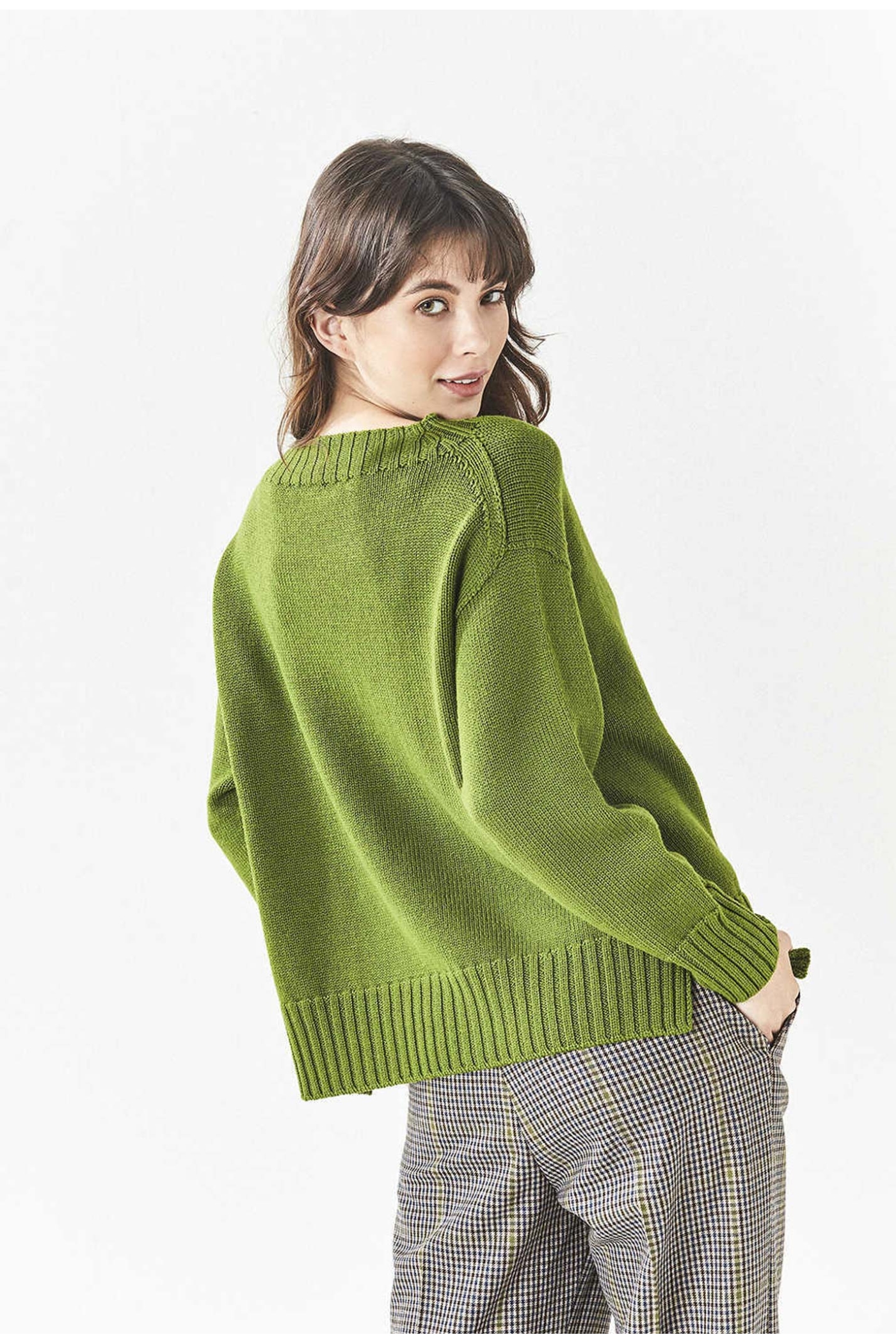 Wool Crew Neck Sweater