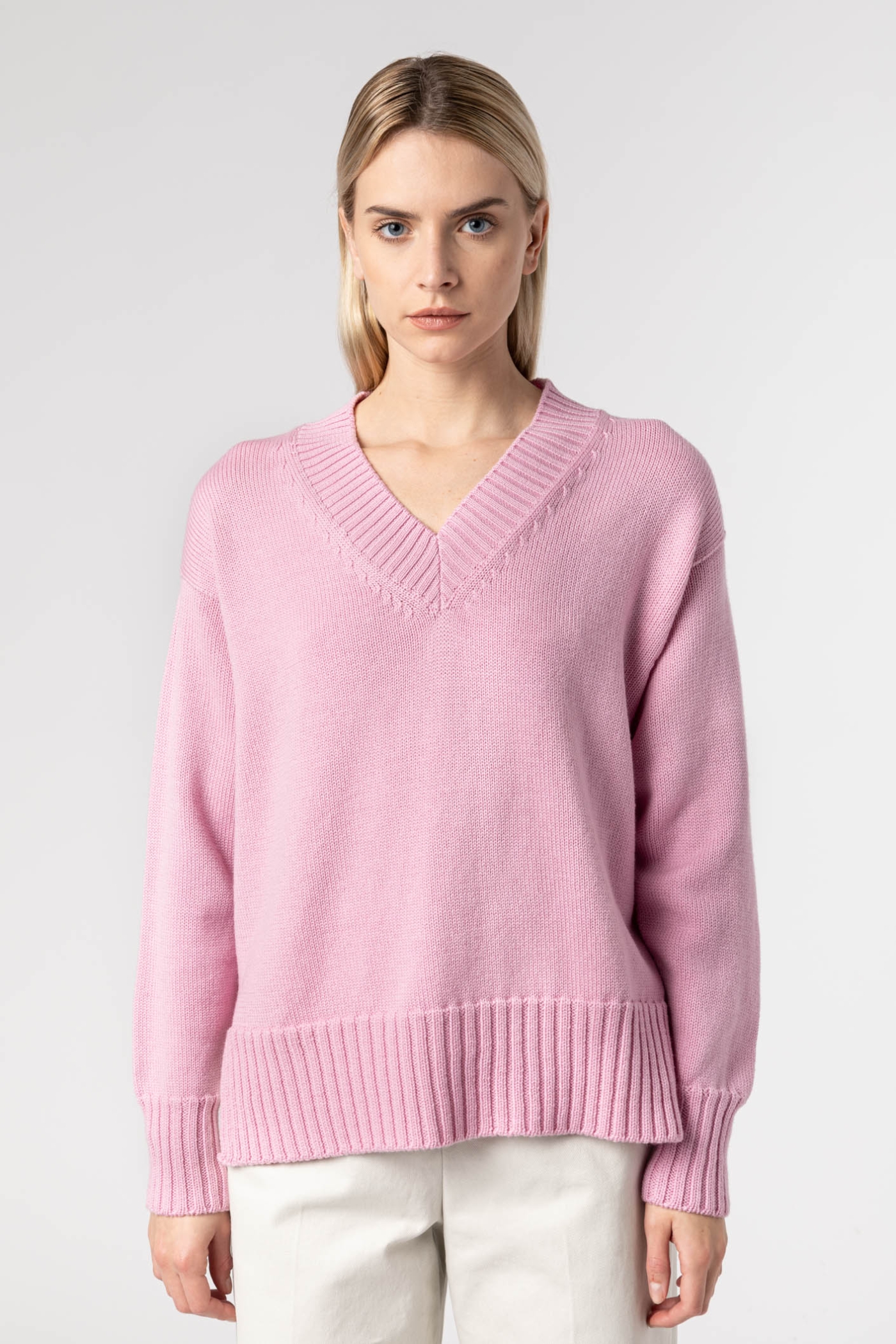 Wool V-Neck Sweater