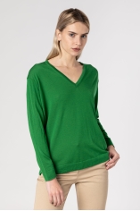 Extrafine Wool V-Neck Sweater