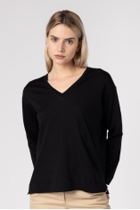 Extrafine Wool V-Neck Sweater