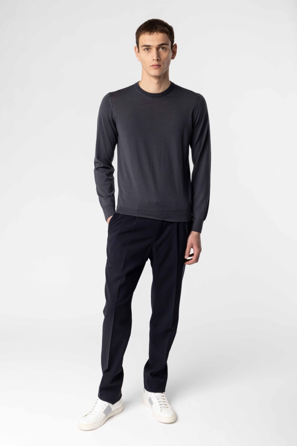 Wool Crew Neck Sweater