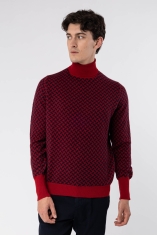 Cashmere Razor Blade Turtleneck Sweater