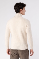 Cable Knit Wool Sweater