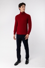 Cable Knit Wool Sweater