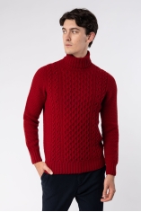 Cable Knit Wool Sweater