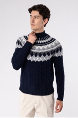 Cashmere turtleneck sweater