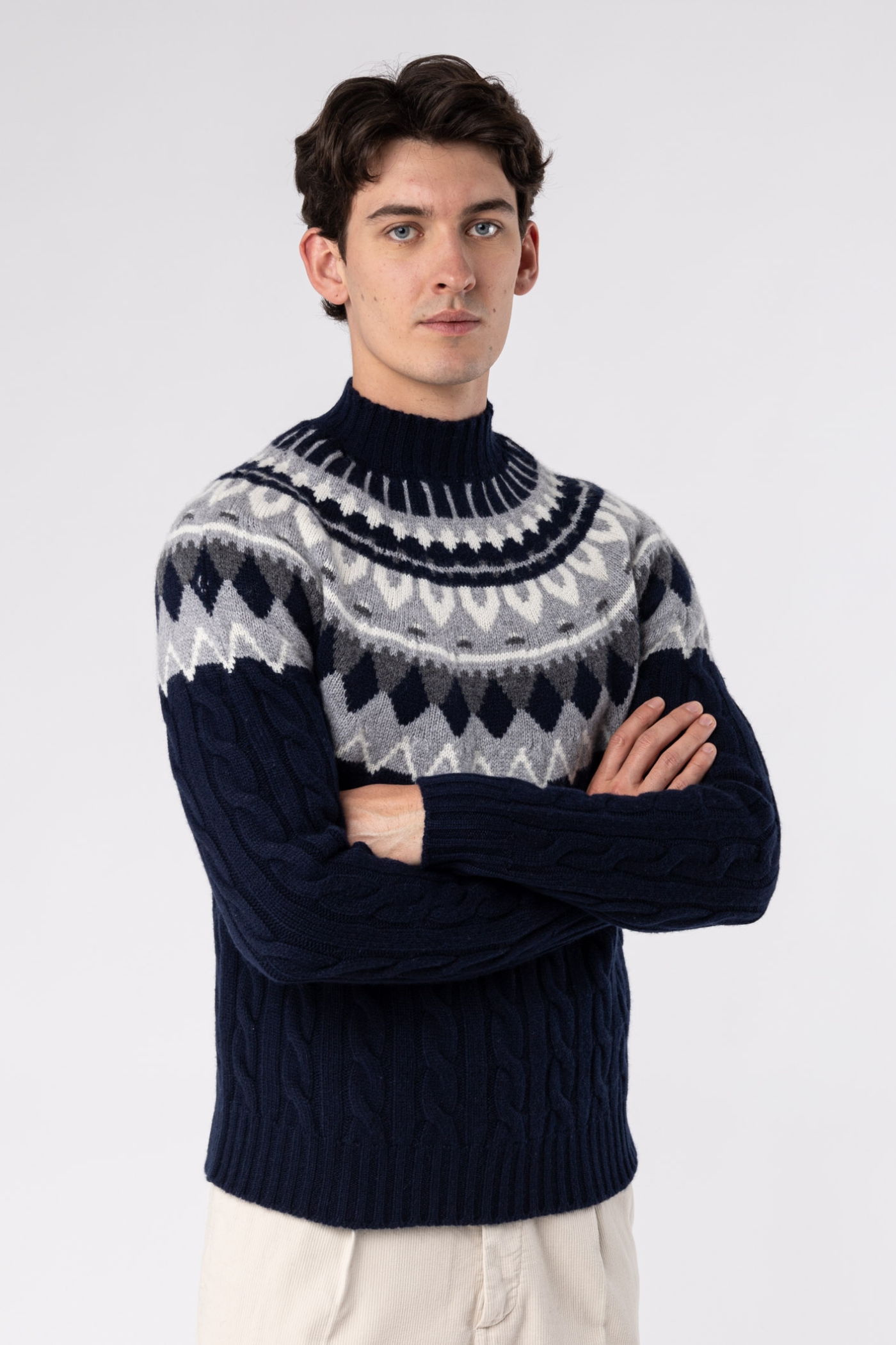 Cashmere turtleneck sweater