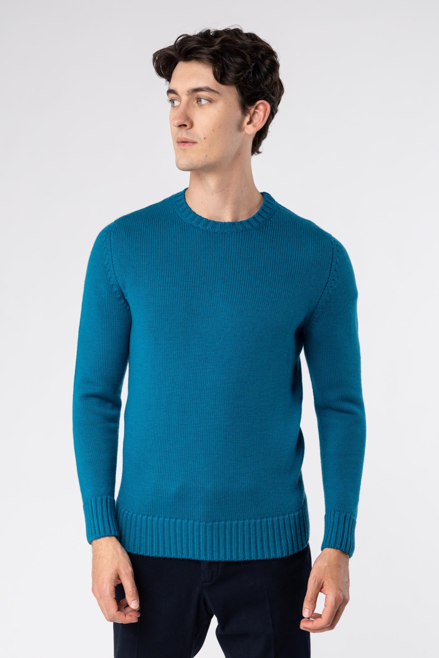 Wool Crew Neck Sweater