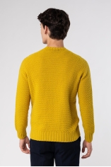 Maglia Girocollo Aran in Lana