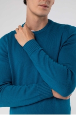 Maglia Girocollo Aran in Lana