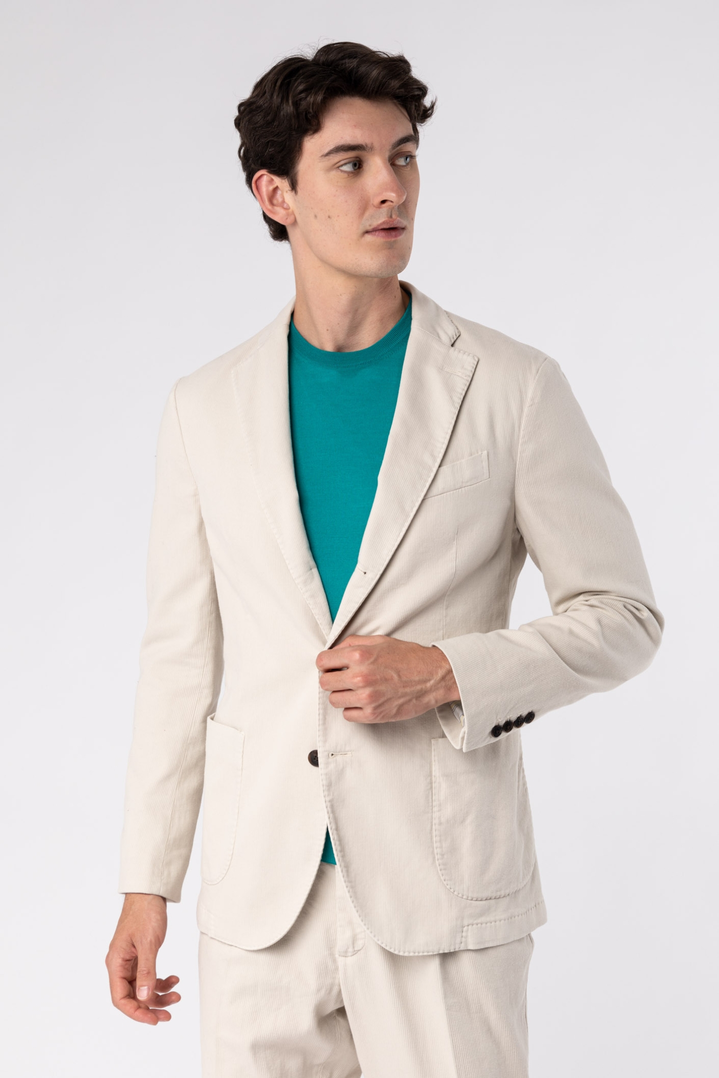 Cotton Single Breasted Jacket
