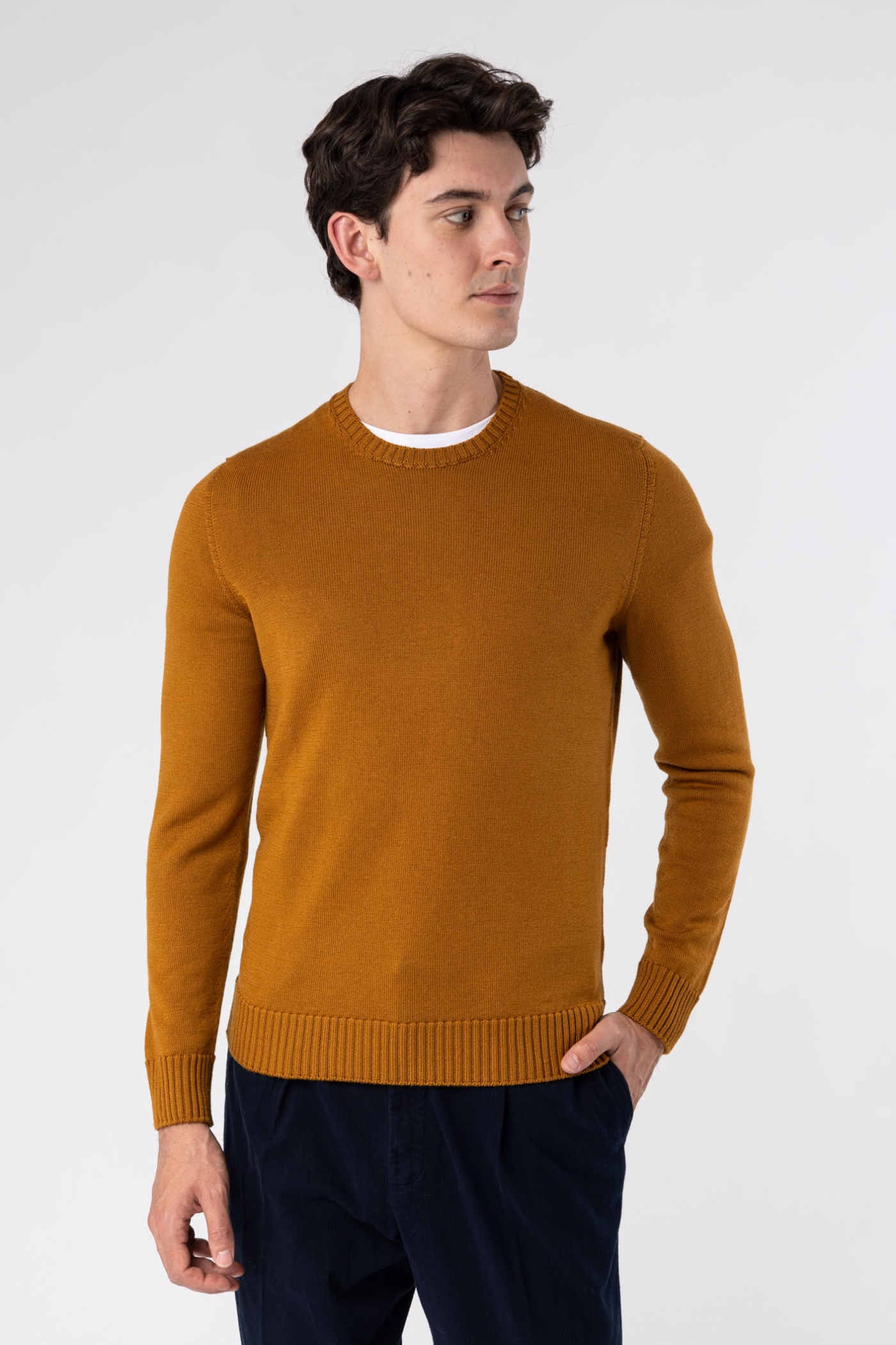 Wool Crew Neck Sweater