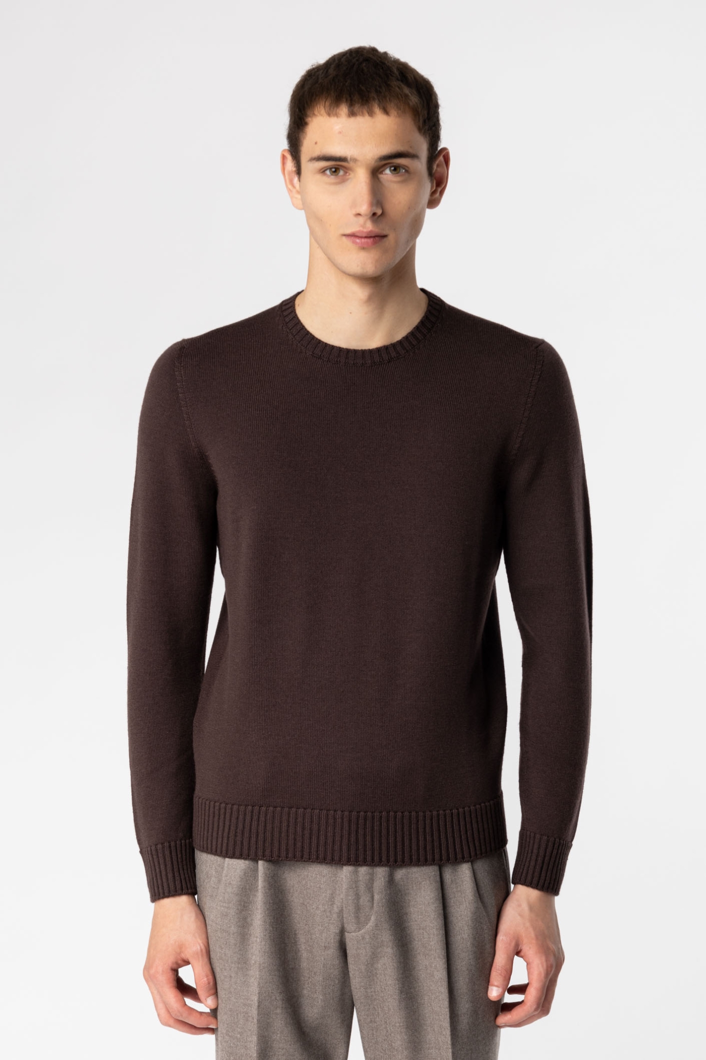 Wool Crew Neck Sweater