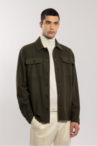 Cashmere Overshirt Jacket