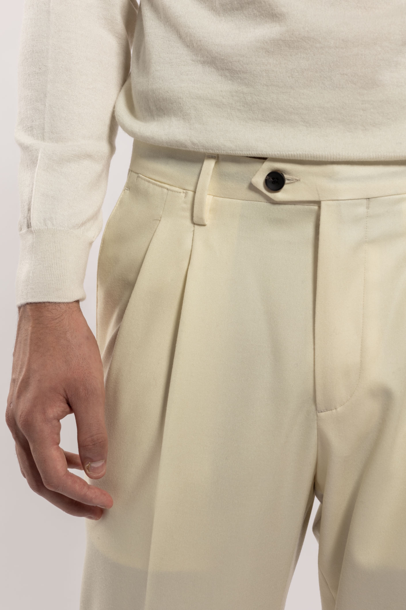 Pantaloni in Lana Vergine