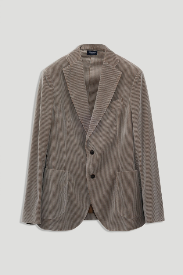 Cotton Single-breasted Jacket