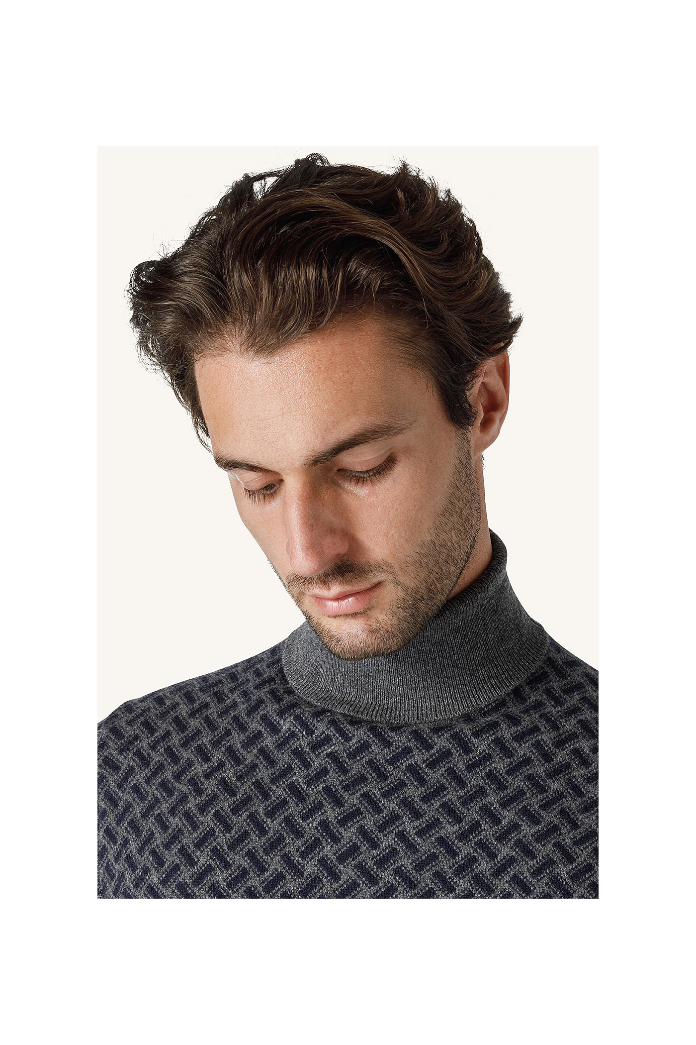 Maglia Dolcevita Razor Blade in Cashmere