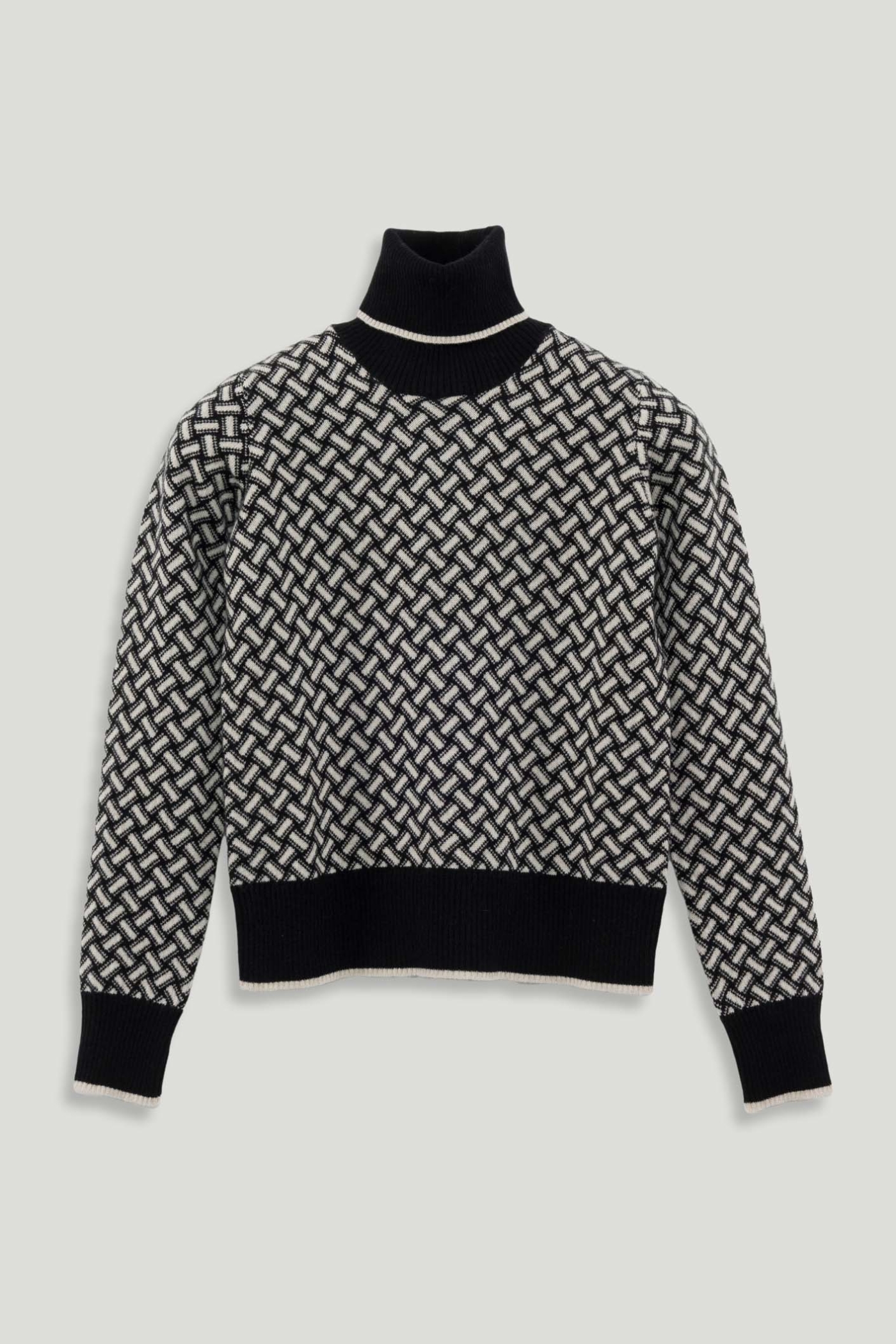 Razor Blade Turtleneck Sweater