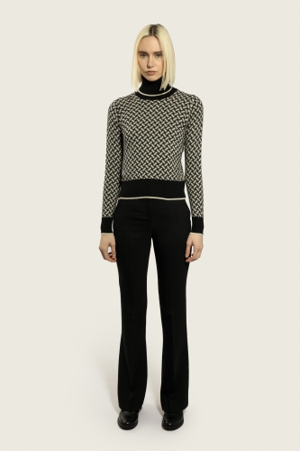 Razor Blade Turtleneck Sweater