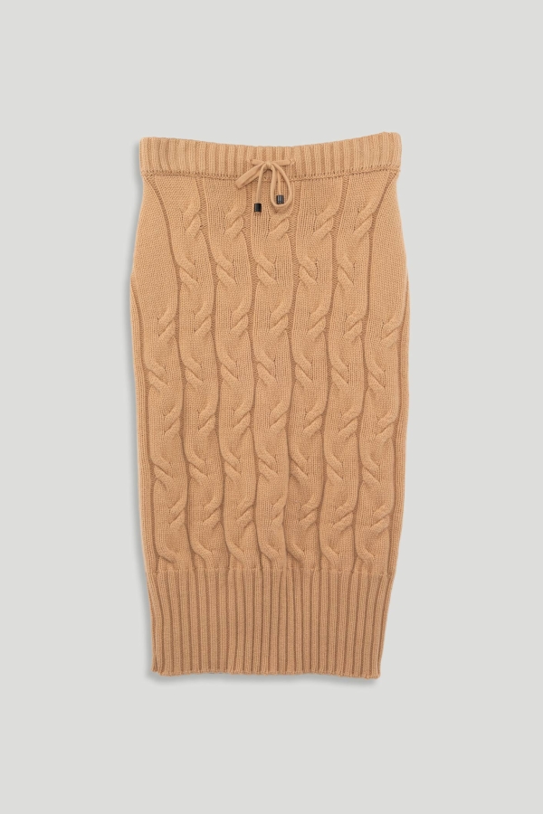 Cashmere Braided Skirt