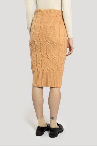 Cashmere Braided Skirt