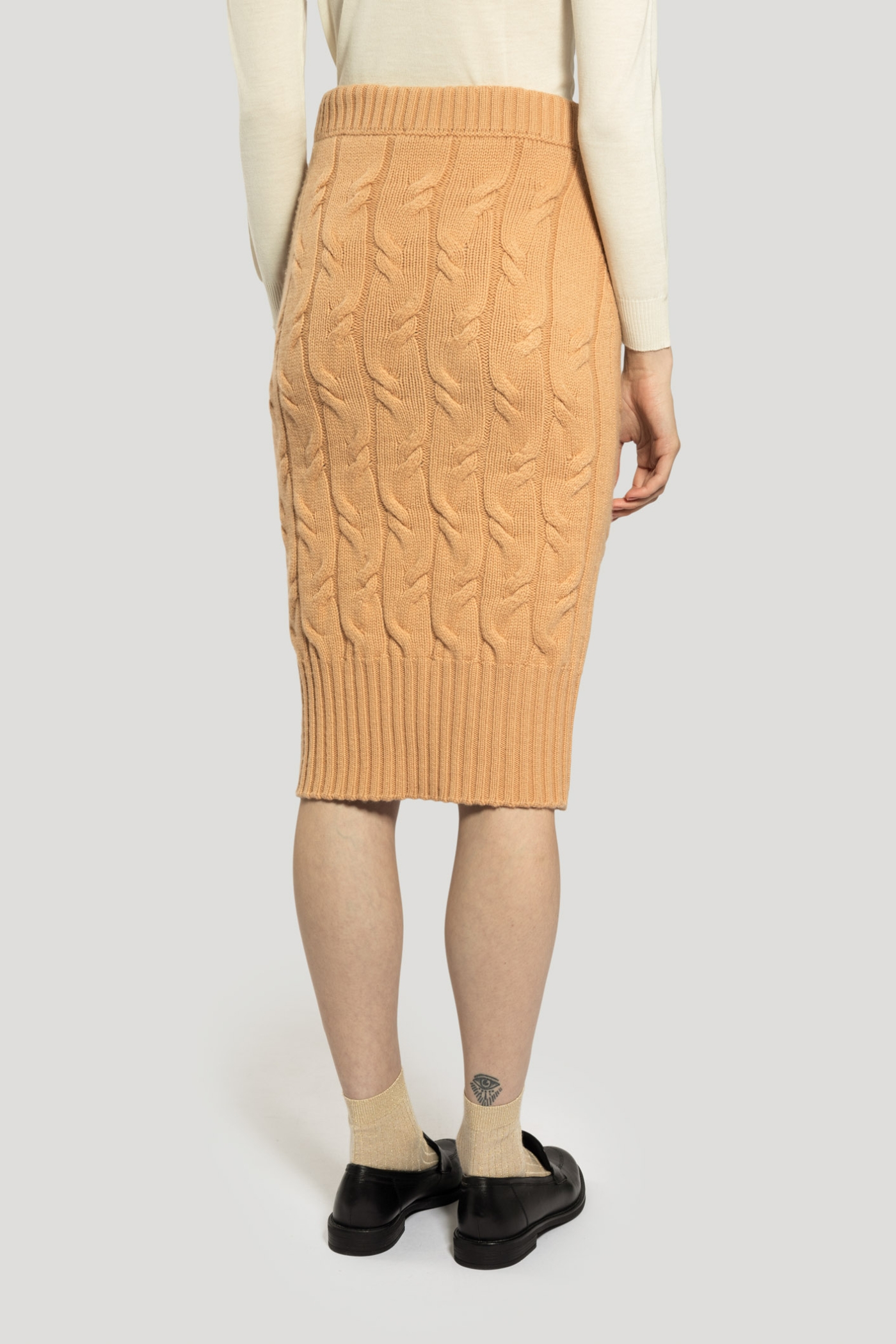 Cashmere Braided Skirt