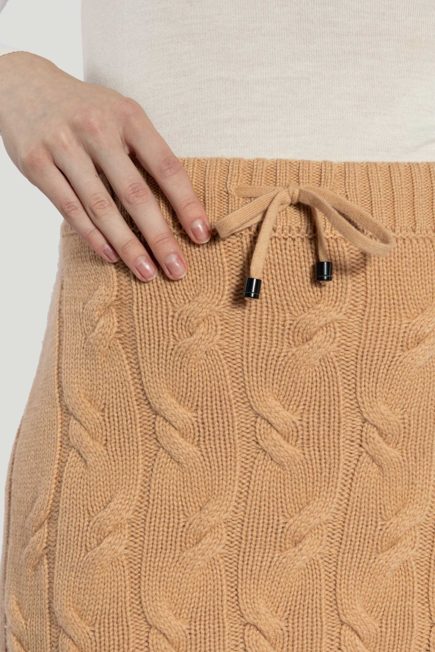 Cashmere Braided Skirt